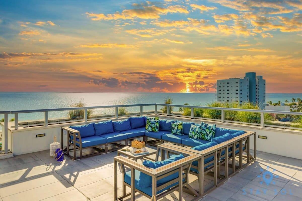Lx Oasis Beachfront-Rt Infinity Pool Hollywood Exteriör bild